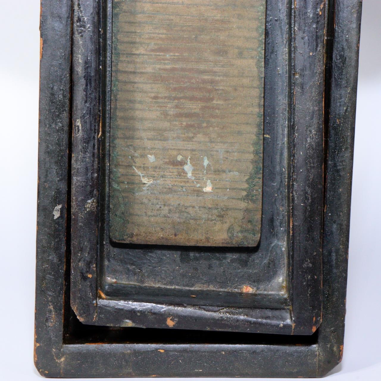 Japanese Antique shinto Shinkyo Bronze mirror Temple Buddhist Shrine BOS865 -5