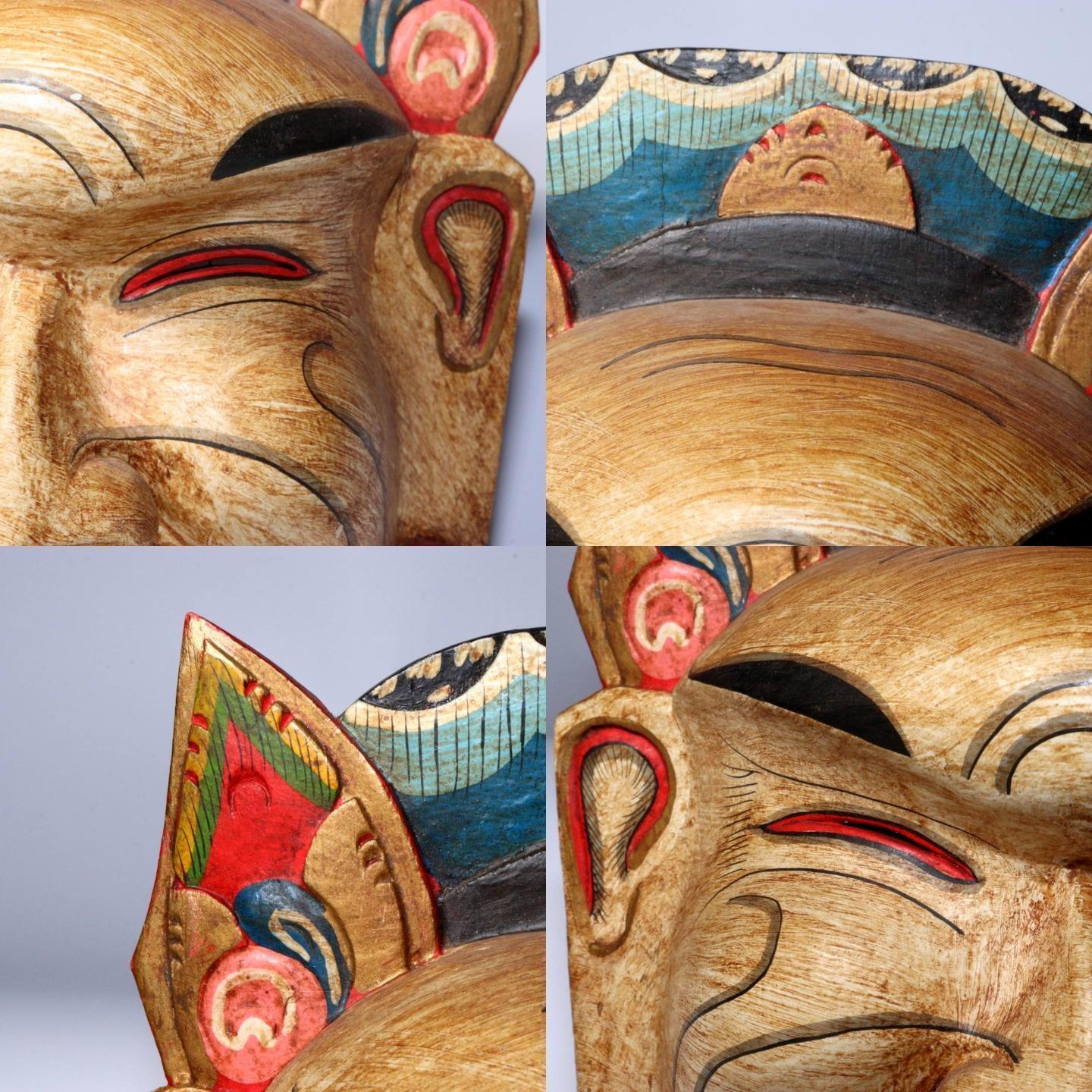 Handcrafted Wooden Masks from Andong Hahoe Village Korea MSK498