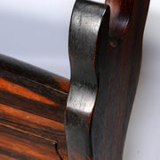 Japanese wooden Luxury ebony Sword Rack Stand Sturdy Stable Two swords SWR337