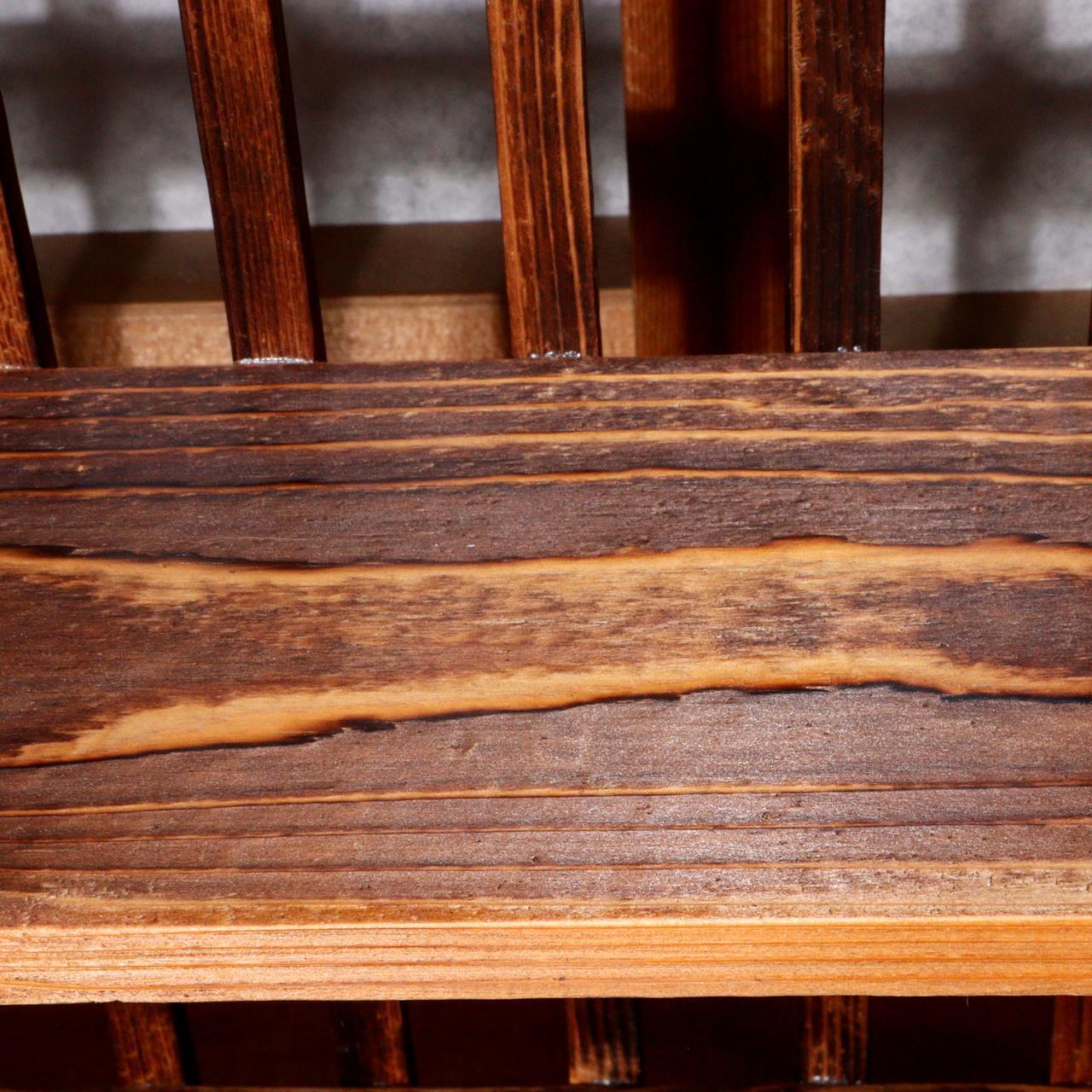 Japanese wooden decorative Shelf Soba choko display board stand WO311 -2