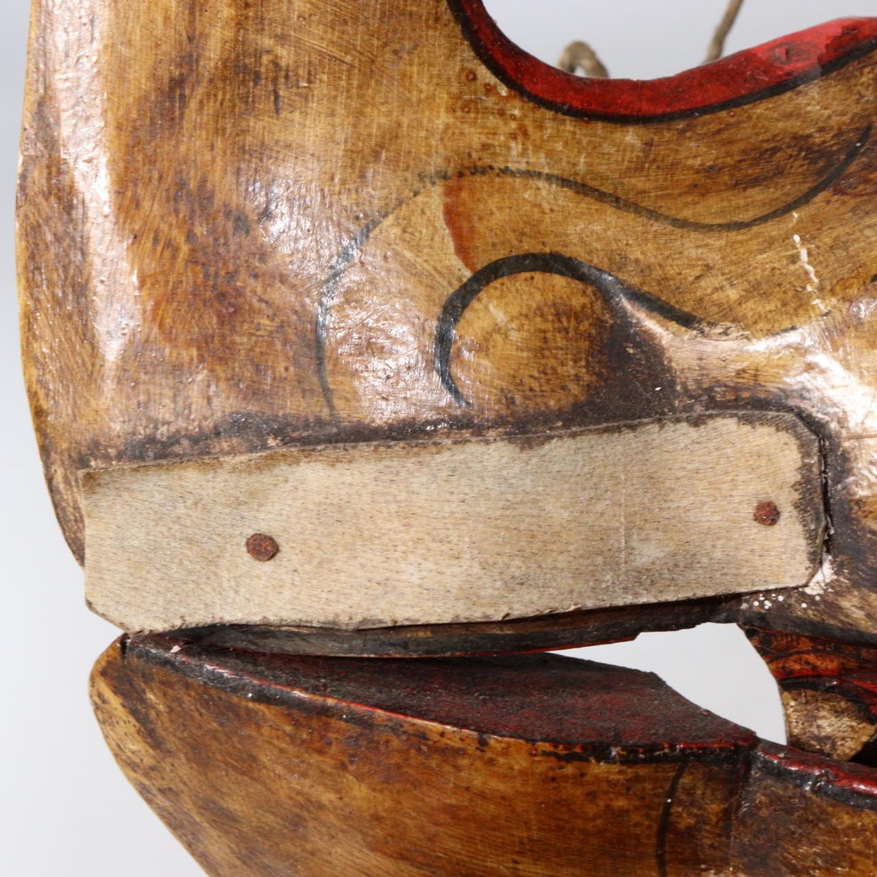 Southeast Asia or Japanese wooden monkey Mask Kagura Noh MSK487
