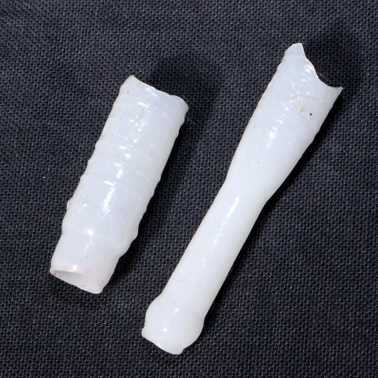 Japanese Edo-Meiji Period Glass Collection: Spoons, Comb, Koma by Ginza Hiranoya