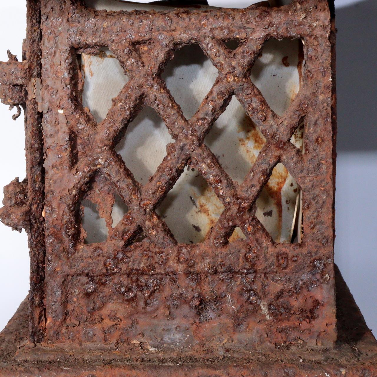 Japanese Iron Hanging lantern temple Buddhism BOS855