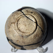Japanese Antique Shino ware Tea Bowl Pottery Ceramic Early Edo Period w / box