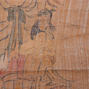 Japanese Kakejiku hanging scroll Emakimono Aizen Myo Esoteric Buddhism ASO359