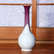 Japanese Glaze Flower vase Matsuyama Gaei porcelain vase signed w / box PV232