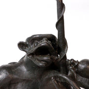 Japanese Bronze Kappa yokai ornament Statue Figurine Takashi Omori BOS849