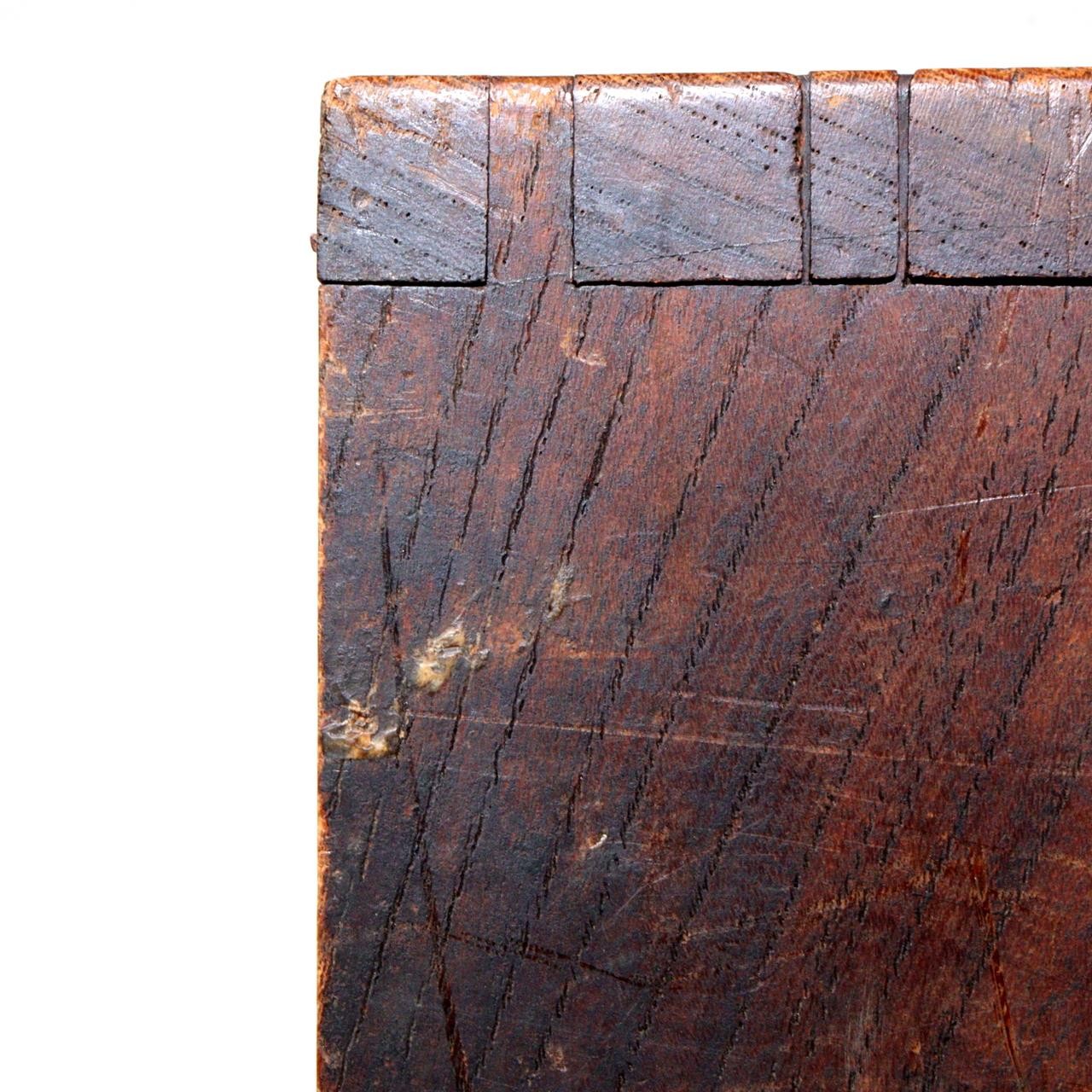 Japanese Antique Wooden Low Table Handcrafted Joinery W 15.5inch WO404