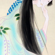 Japanese Kakejiku ghost hanging scroll Beautiful woman painting Emakimono ASO381