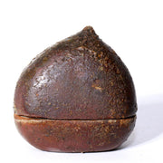 Japanese Bizen ware Kogo Incense container Chestnut pottery ceramic w box BW79