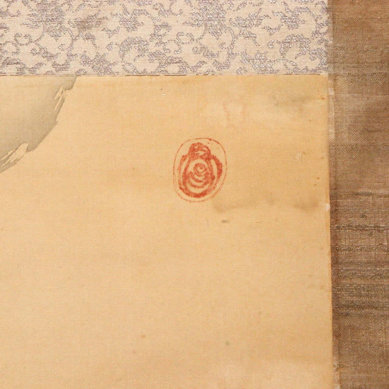 Japanese Kakejiku hanging scroll Dragon and Tiger Emakimono ASO384