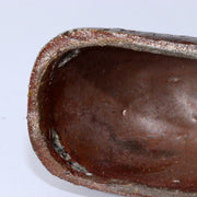 Japanese Bizen ware Kogo Incense container Chestnut pottery ceramic w box BW79