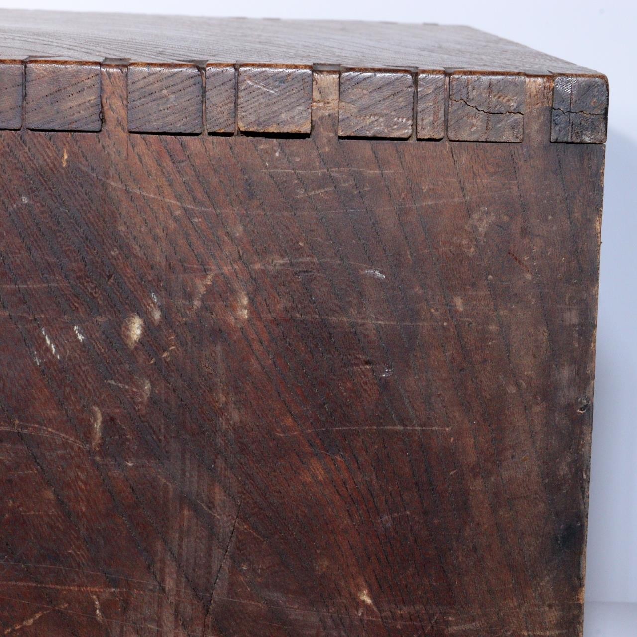 Japanese Antique Wooden Low Table Handcrafted Joinery W 15.5inch WO404