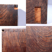 Japanese Antique Wooden Low Table Handcrafted Joinery W 15.5inch WO404