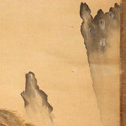 Japanese Kakejiku hanging scroll Dragon and Tiger Emakimono ASO384