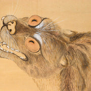 Japanese Kakejiku hanging scroll Dragon and Tiger Emakimono ASO384