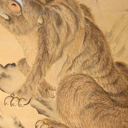 Japanese Kakejiku hanging scroll Dragon and Tiger Emakimono ASO384