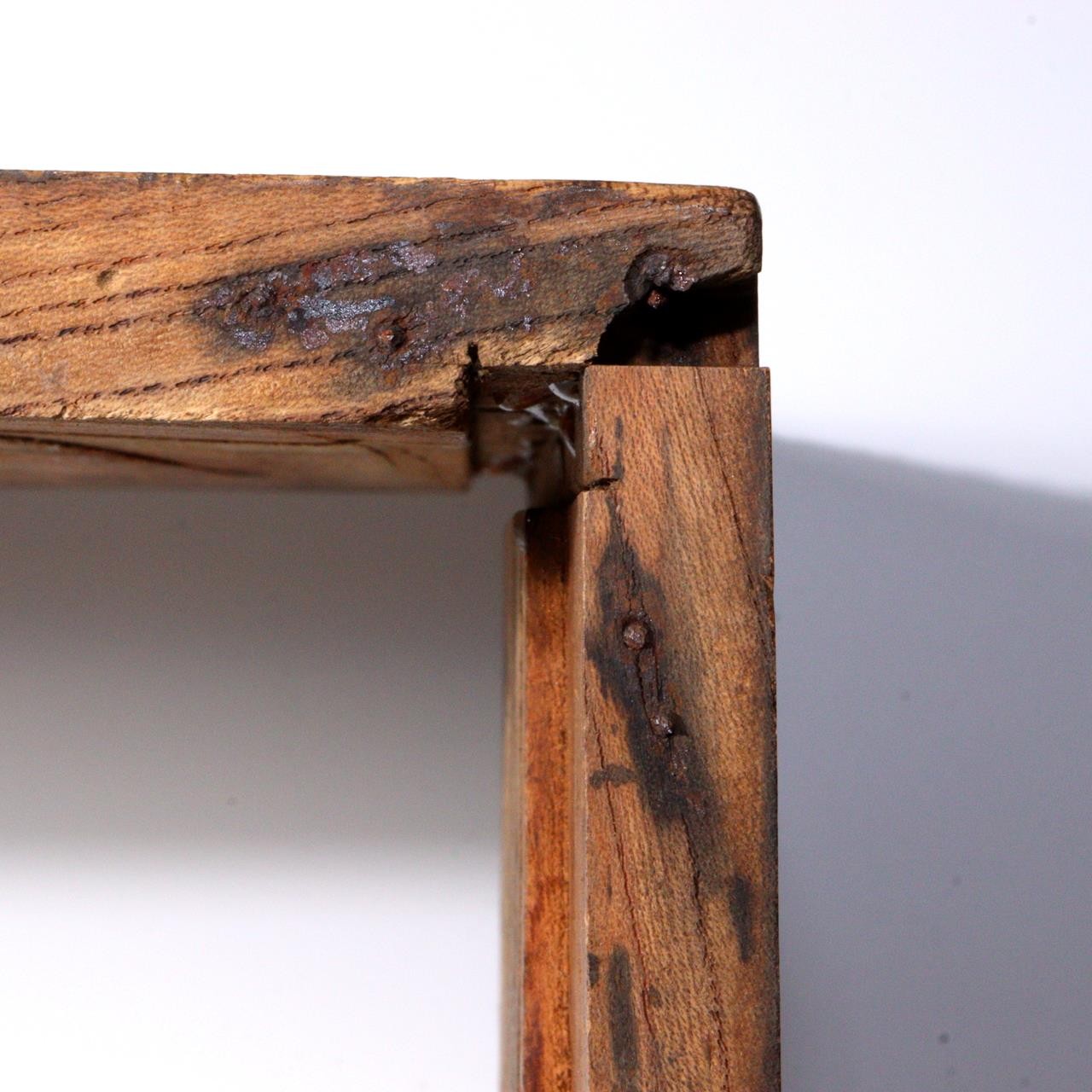 Japanese Antique Wooden Low Table Handcrafted Joinery W 15.5inch WO404