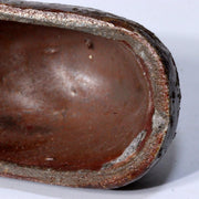 Japanese Bizen ware Kogo Incense container Chestnut pottery ceramic w box BW79