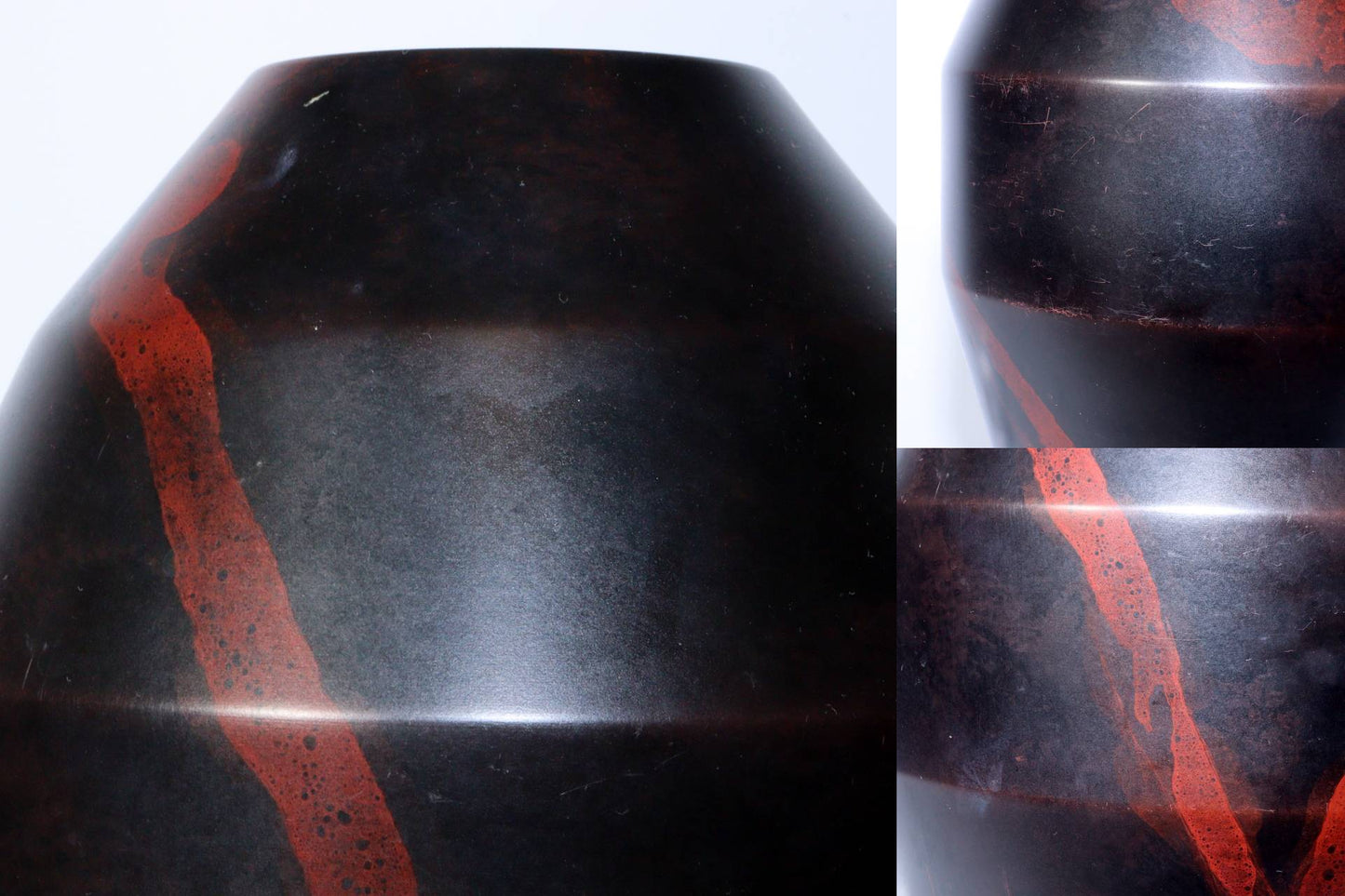 Vintage Japanese Bronze Vase Signed Copper Flower Vase Houun BV593
