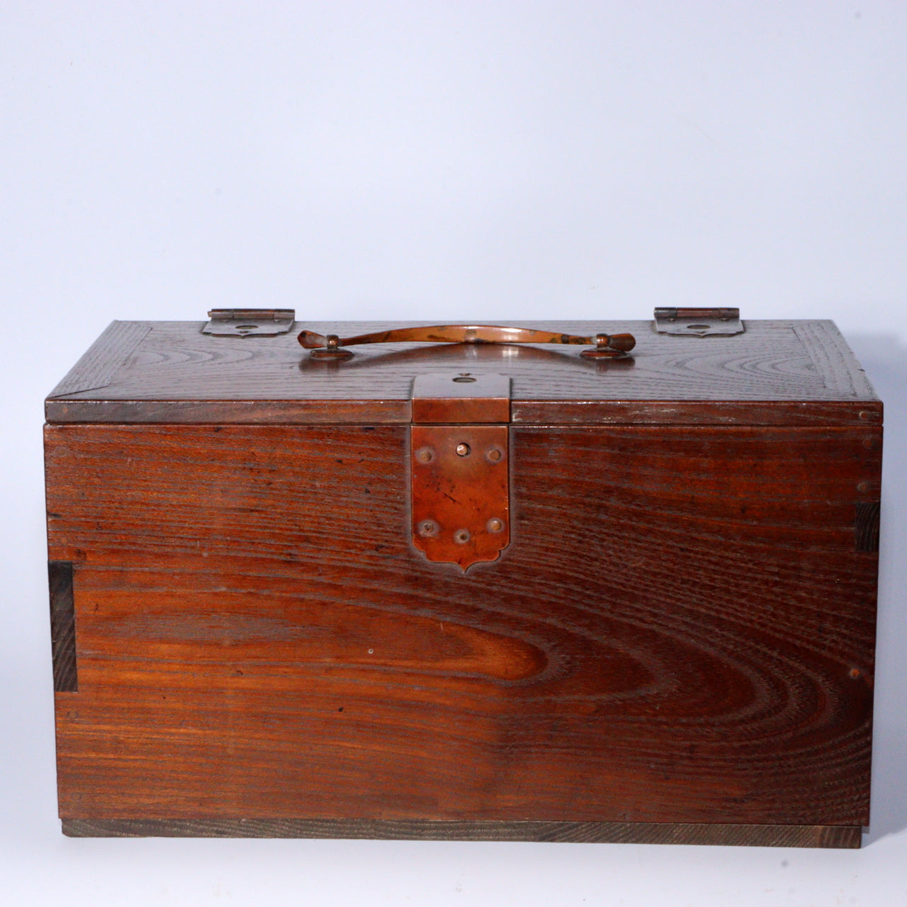 A slightly smaller hanging Inkstone box Kake Suzuri Wooden Japanese WBX278