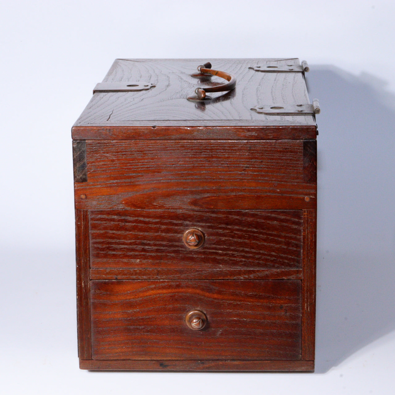 A slightly smaller hanging Inkstone box Kake Suzuri Wooden Japanese WBX278