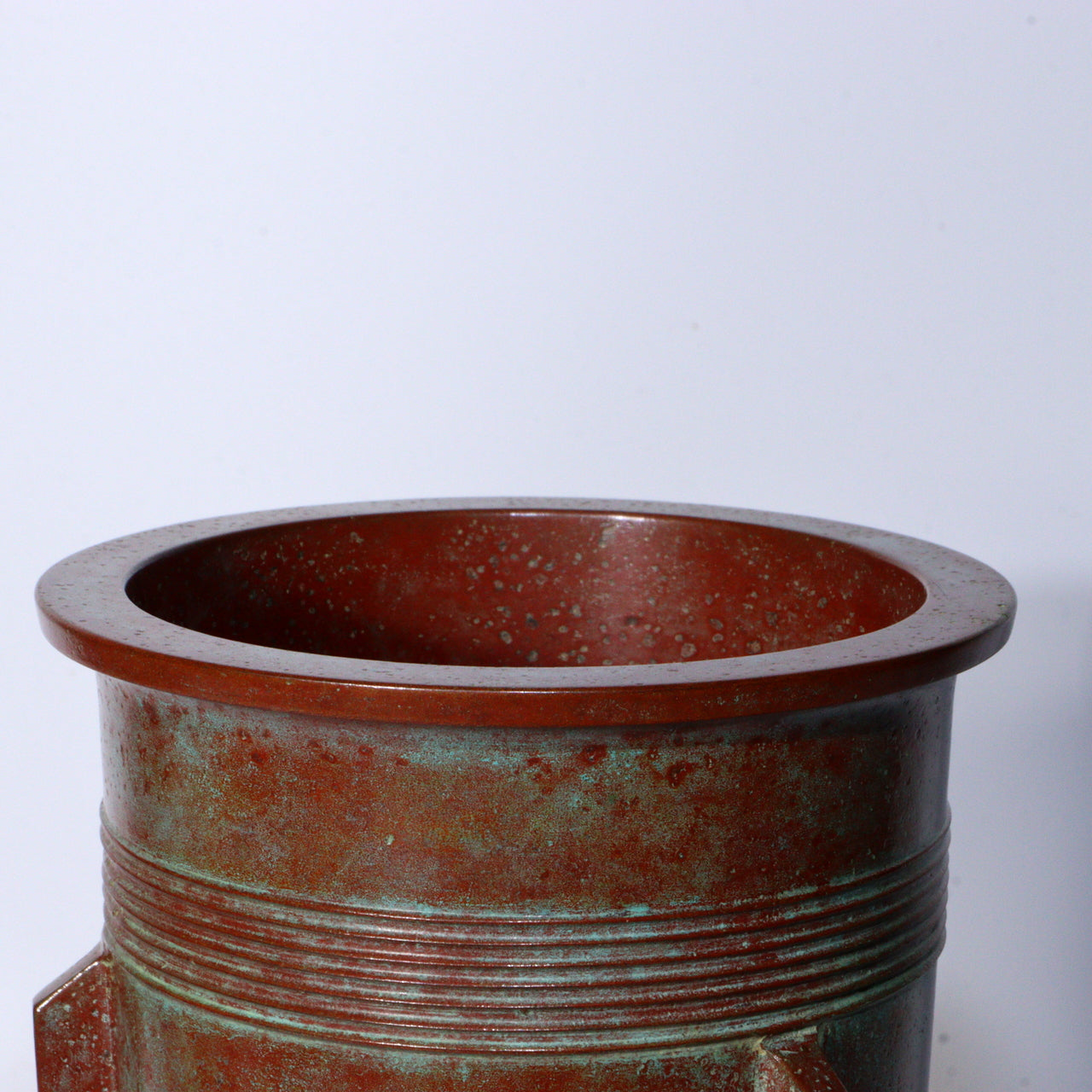 Tando Marutani Japanese Vintage Bronze Vase Unique Tripod Design Art Deco BV588