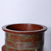 Tando Marutani Japanese Vintage Bronze Vase Unique Tripod Design Art Deco BV588