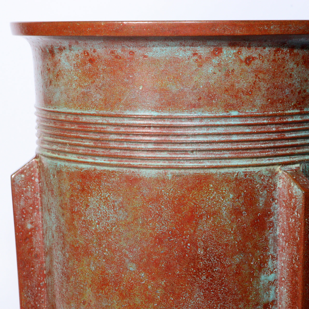 Tando Marutani Japanese Vintage Bronze Vase Unique Tripod Design Art Deco BV588