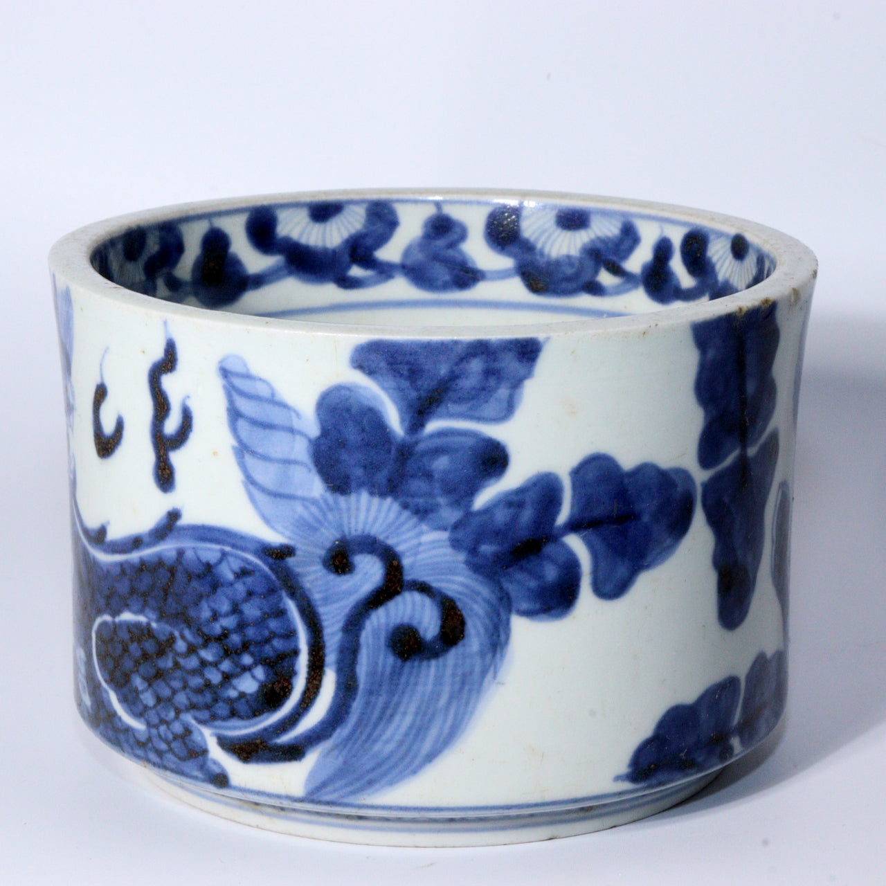 Japanese Antique Imari ware Plate and Ash container Bowl porcelain Arita IP114