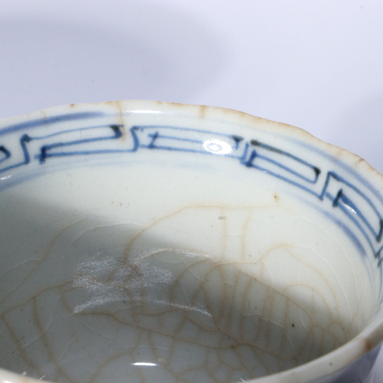 Antique Japanese Blue & White Porcelain Cups - Reference Pieces Soba choko IP112