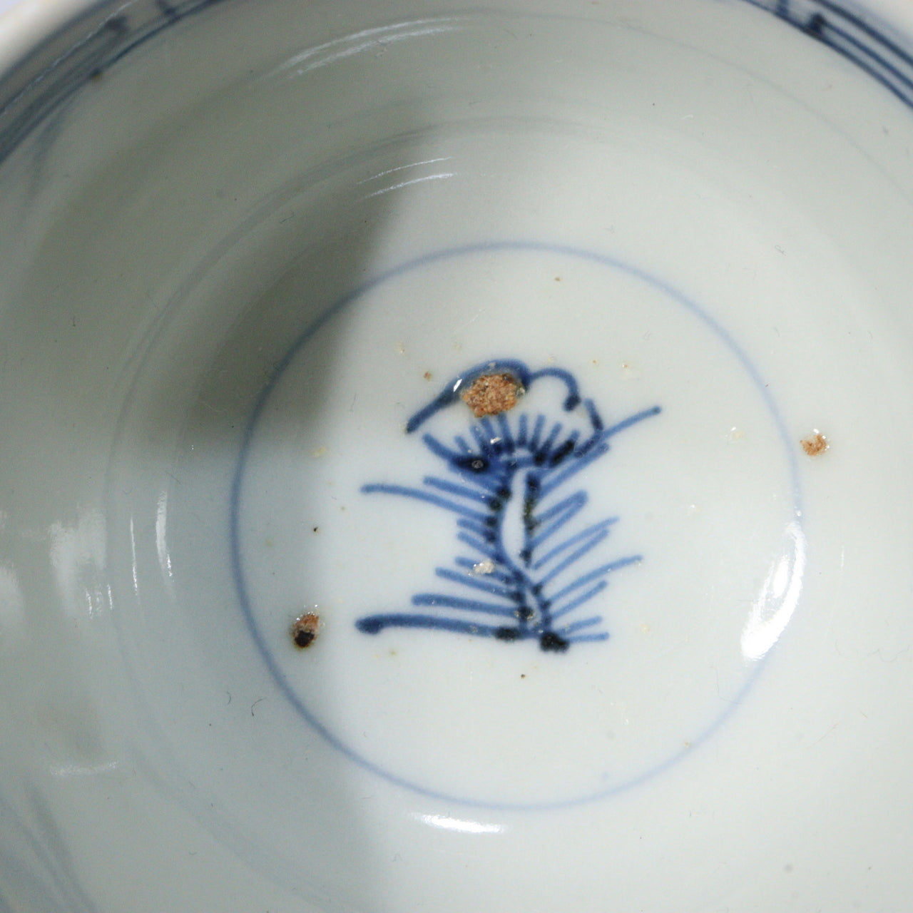 Antique Japanese Blue & White Porcelain Cups - Reference Pieces Soba choko IP112