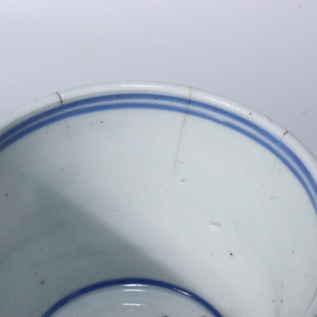 Antique Japanese Blue & White Porcelain Cups - Reference Pieces Soba choko IP112