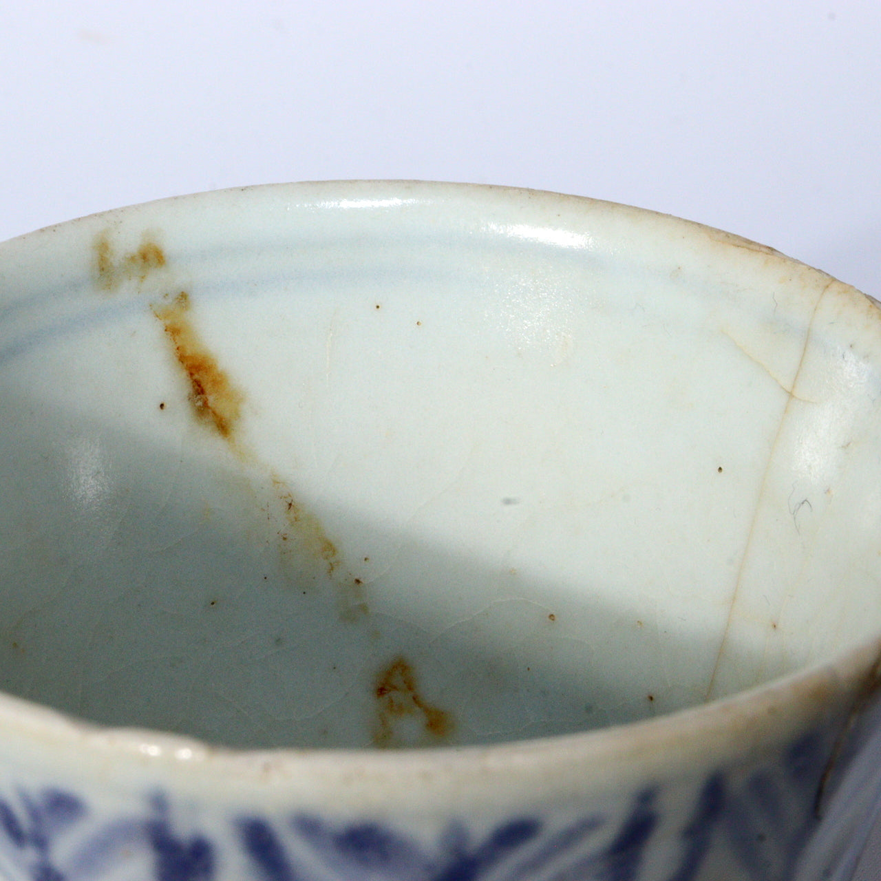 Antique Japanese Blue & White Porcelain Cups - Reference Pieces Soba choko IP112