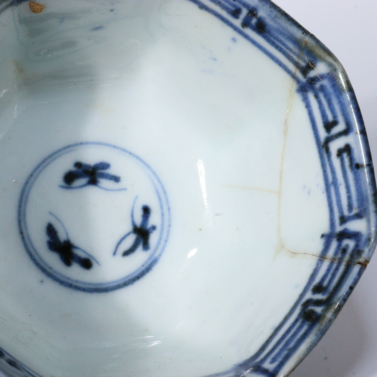 Antique Japanese Blue & White Porcelain Cups - Reference Pieces Soba choko IP112