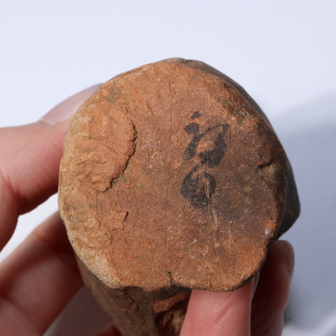 Japanese Antique Jomon Dogu Earthen figure Jomo doki figurines part of foot etc
