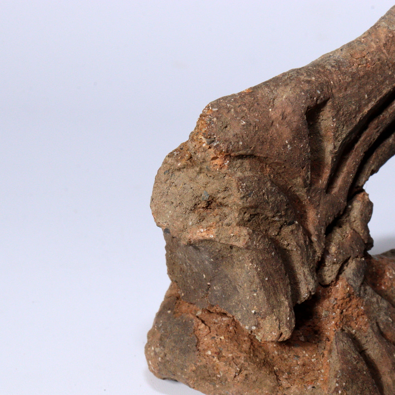 Japanese Antique Jomon Dogu Earthen figure Jomo doki figurines part of foot etc
