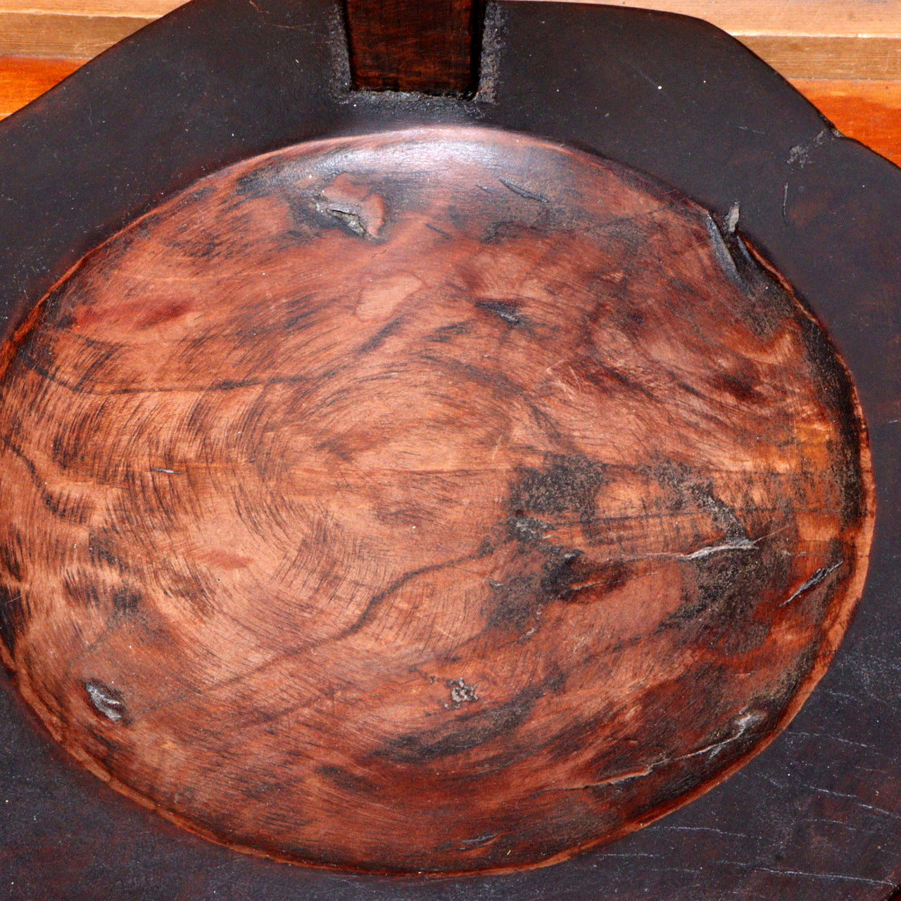Antique Korean Wooden Candle Stand Dengjandae Handmade Simple Design WO388