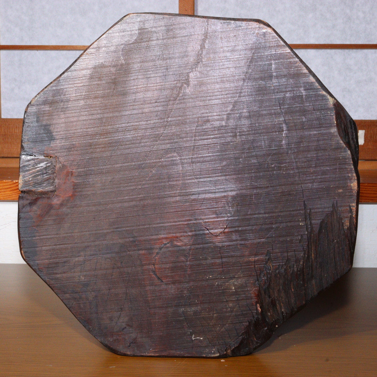 Antique Korean Wooden Candle Stand Dengjandae Handmade Simple Design WO388