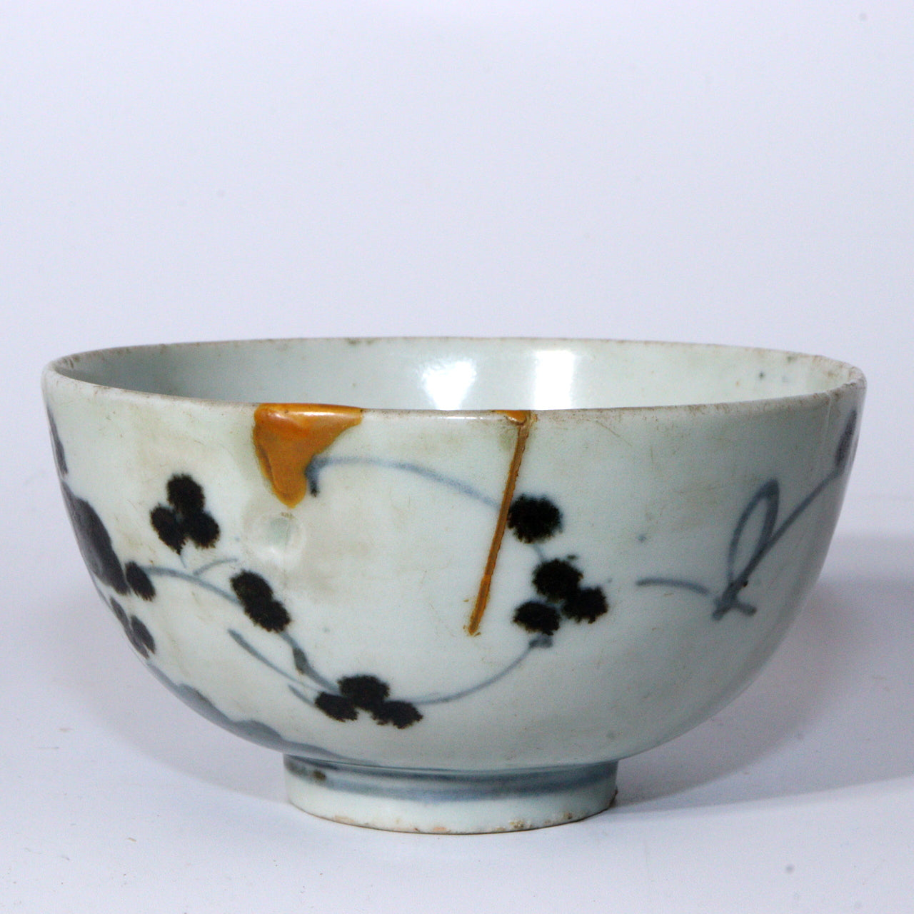 Antique Edo Mid-18C Japanese Hasami Ware Bowl Hand Painted Arita Imari IP116