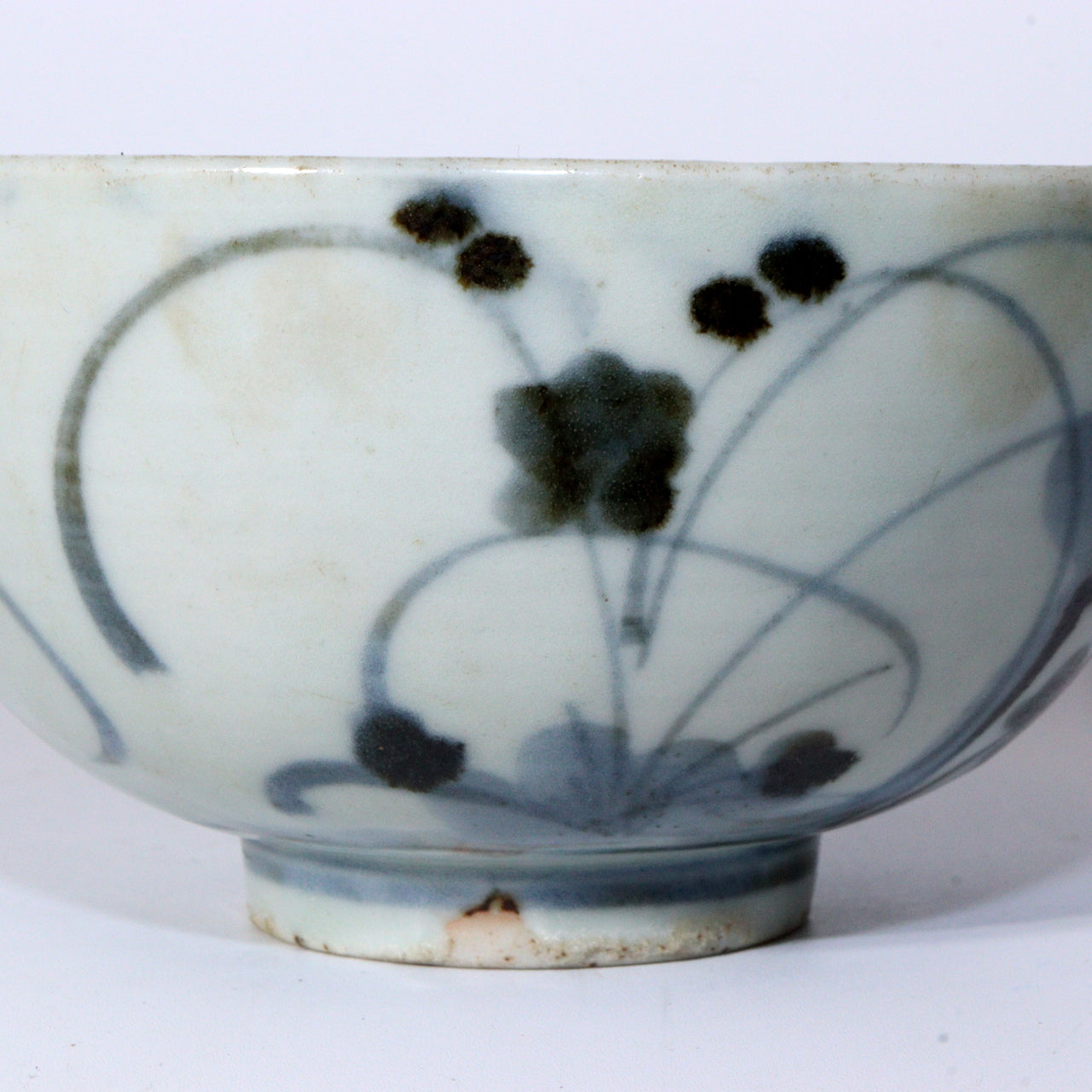 Antique Edo Mid-18C Japanese Hasami Ware Bowl Hand Painted Arita Imari IP116