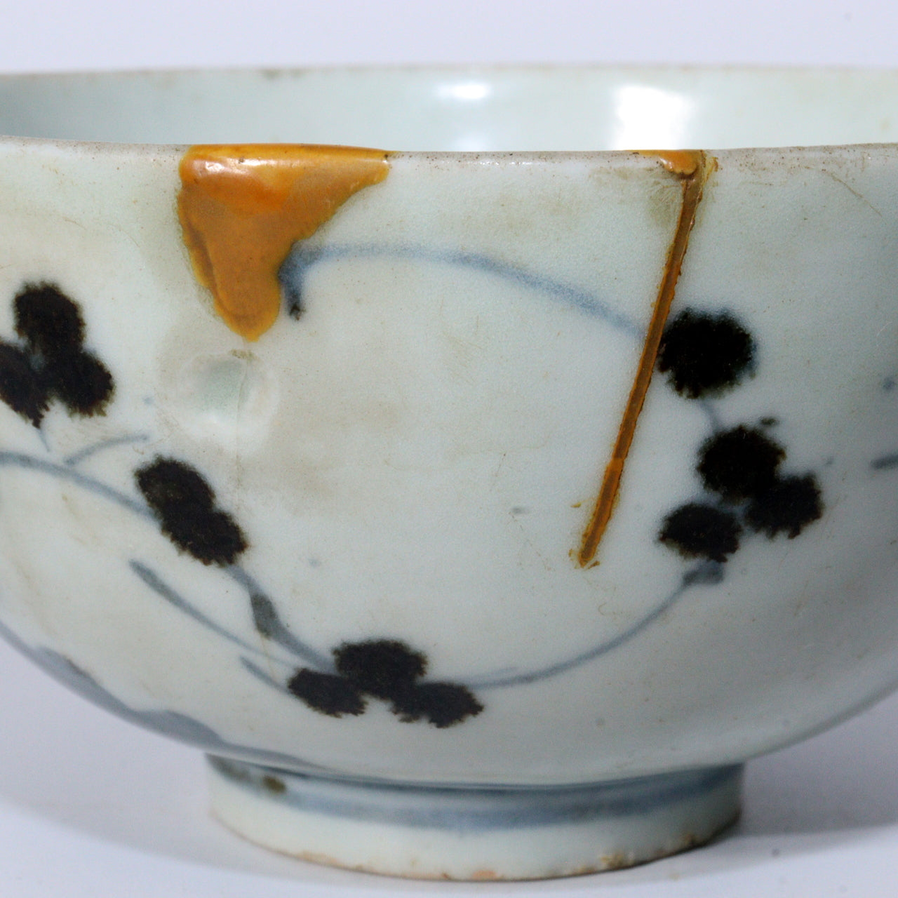 Antique Edo Mid-18C Japanese Hasami Ware Bowl Hand Painted Arita Imari IP116