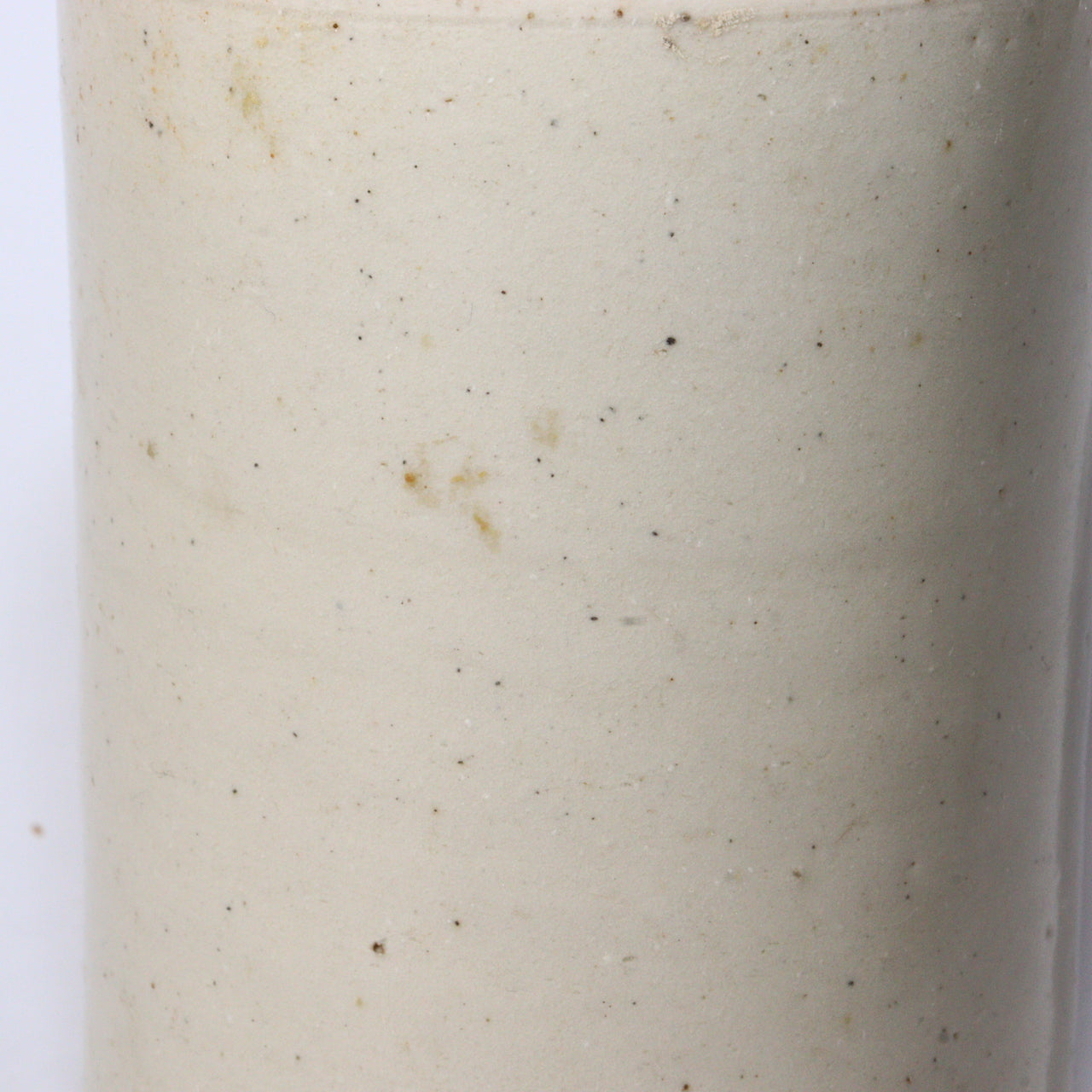 Antique British Ceramic Bottle Traditional Folk Art Pottery Shiratamba Like