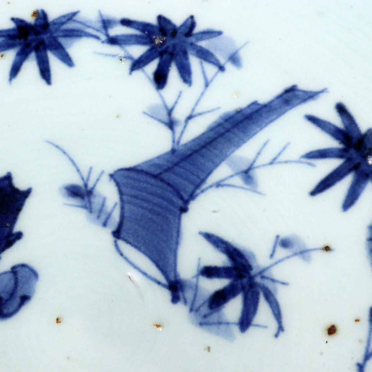 Large 18.1 Antique Japanese Imari Plate Octopus Vine Takokarakusa Pattern IP117