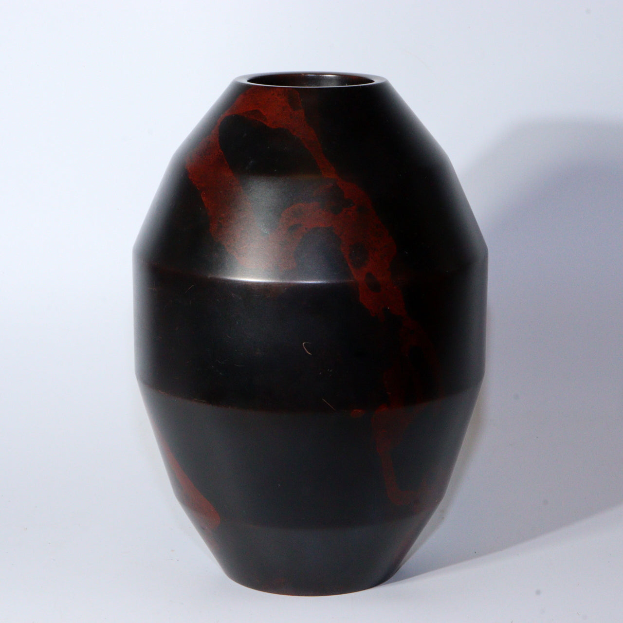 Vintage Japanese Bronze Vase Signed Copper Flower Vase Houun BV593