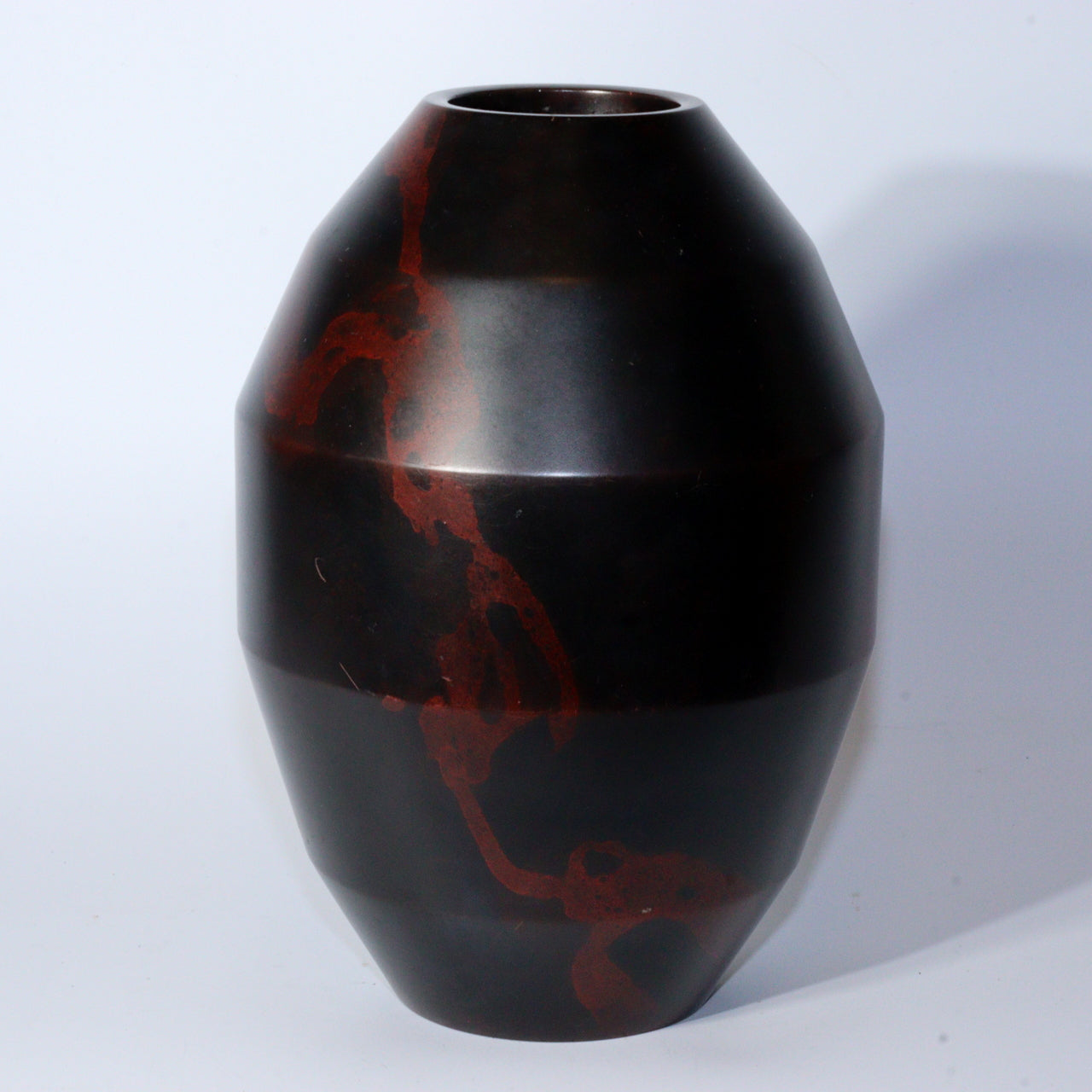 Vintage Japanese Bronze Vase Signed Copper Flower Vase Houun BV593