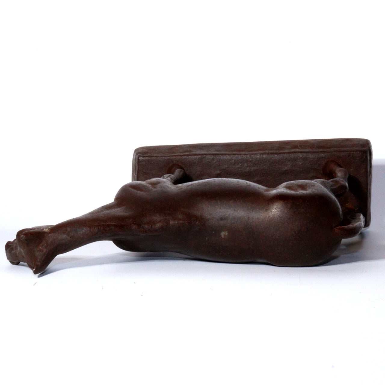 Antique Cast Iron Horse Figurine – Vintage Decorative Sculpture ornament BOS887