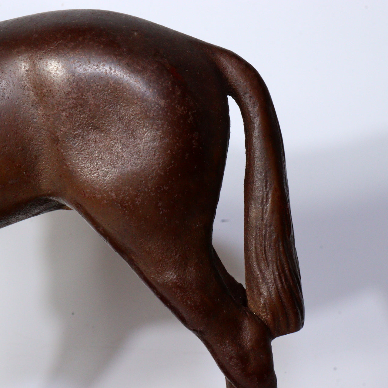 Antique Cast Iron Horse Figurine – Vintage Decorative Sculpture ornament BOS887
