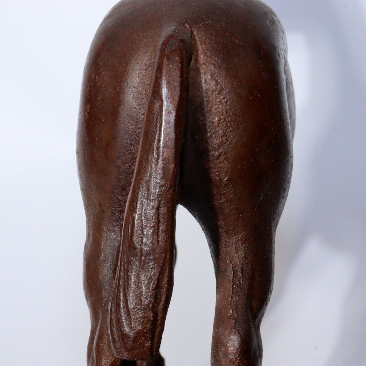 Antique Cast Iron Horse Figurine – Vintage Decorative Sculpture ornament BOS887