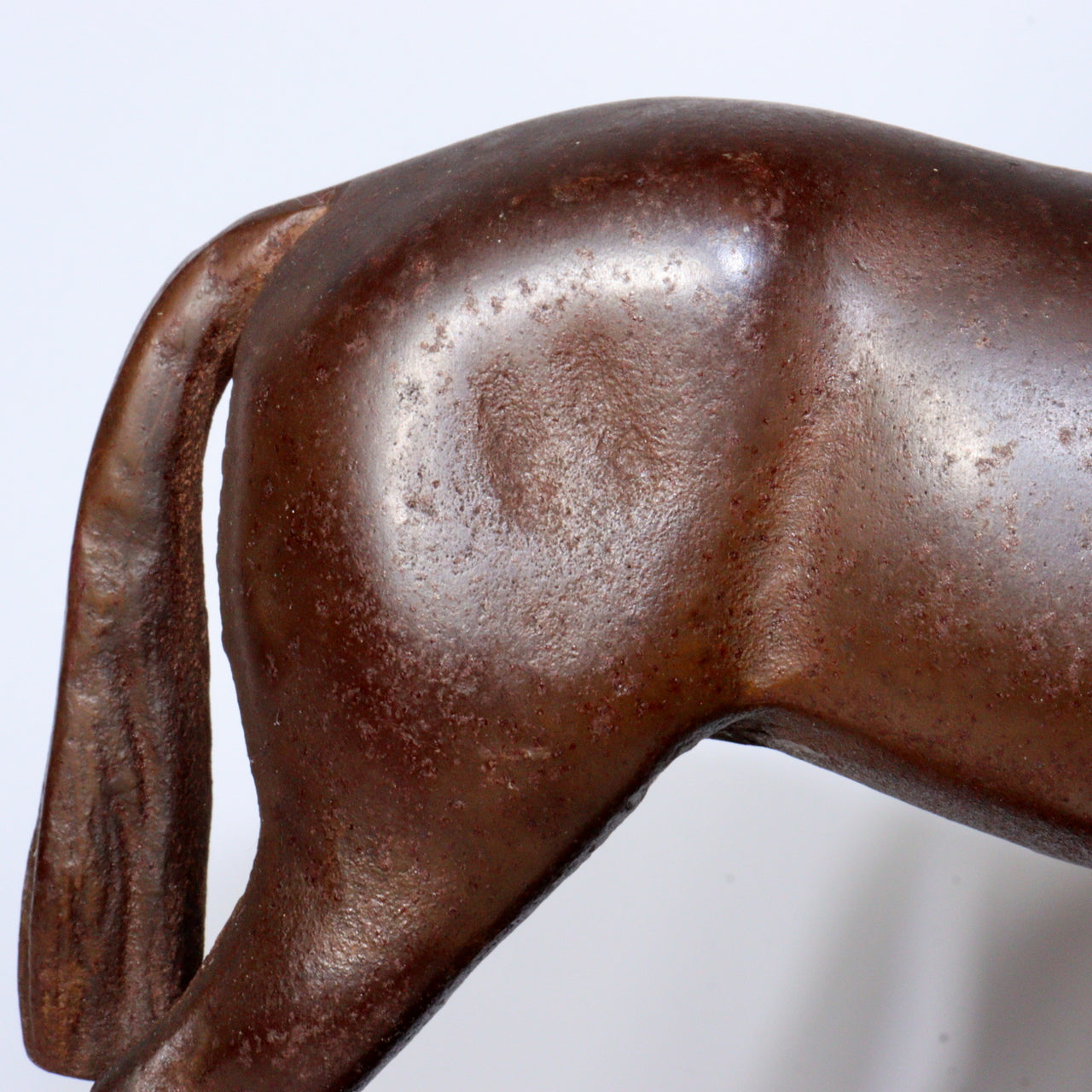 Antique Cast Iron Horse Figurine – Vintage Decorative Sculpture ornament BOS887